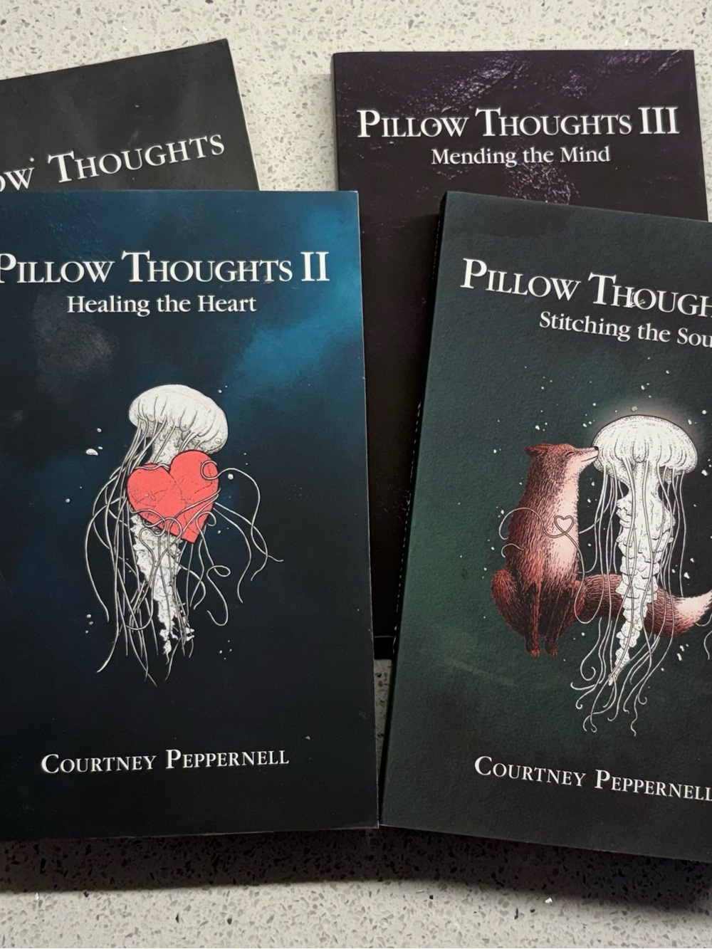 Pillow Thoughts Poetry Books 1-4 by Courtney Peppernell